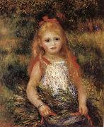Pierre Renoir Girl with Flowers Germany oil painting reproduction